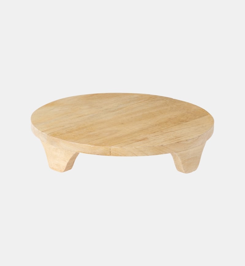 Wood Round-shape Stand