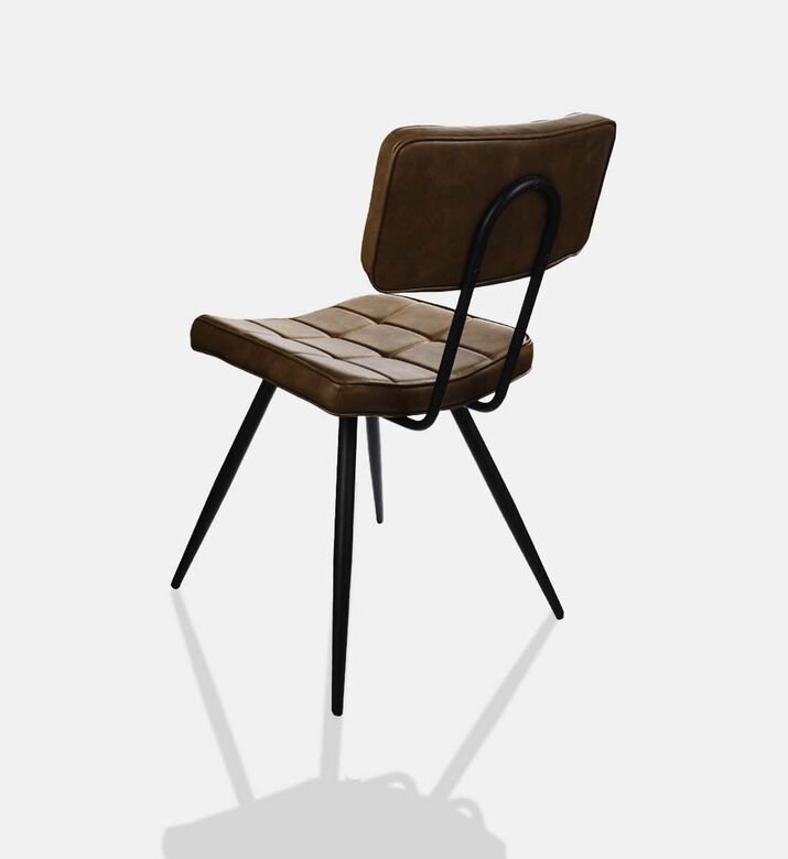 Home Deco and More Leather Square-shaped Mappy Chair, Packshot View