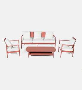 Home Deco and More Butterfly Salon 4-piece Set, Brick, Packshot View