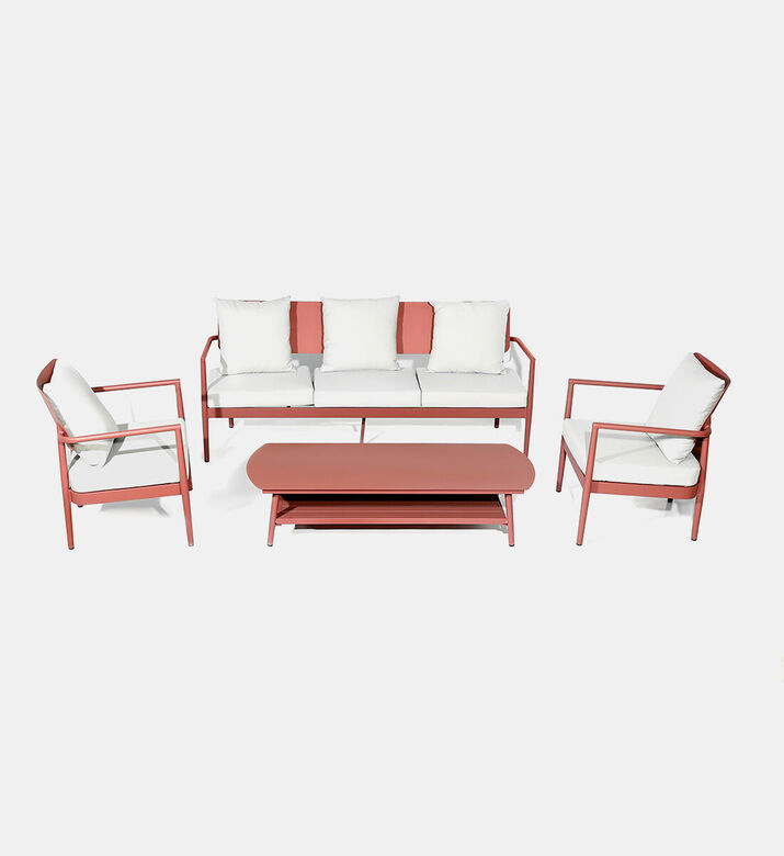 Home Deco and More Butterfly Salon 4-piece Set, Brick, Packshot View