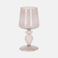 Glass Hurricane Table Lamp