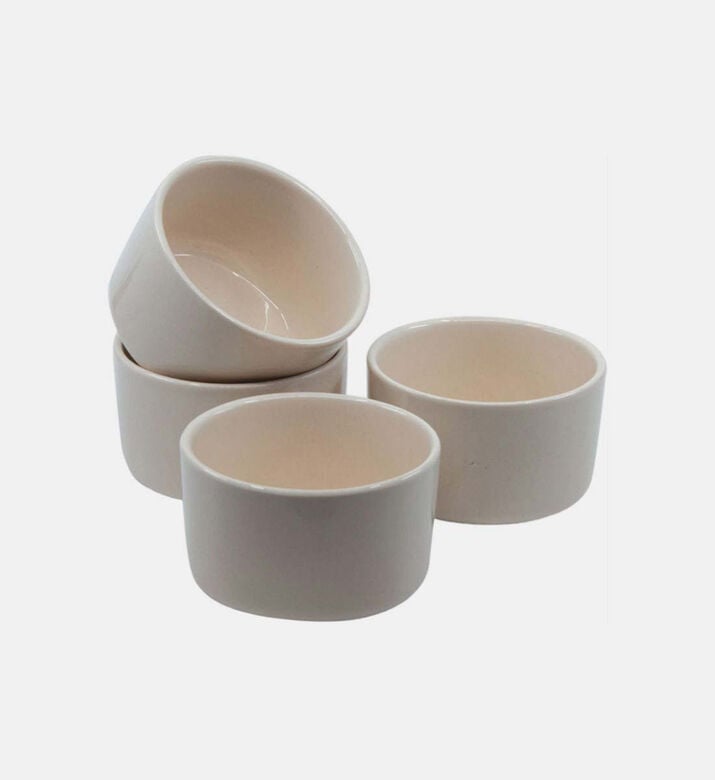 Salt and Pepper Scandi Stoneware Ramekin Set 10x6 Cm, Packshot View