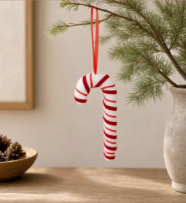 Home Deco and More Candy Cane Ornaments, Model View