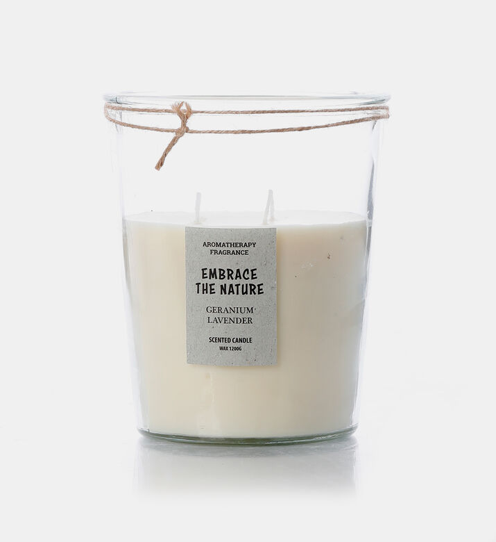 Geranium Lavender Scented Candle