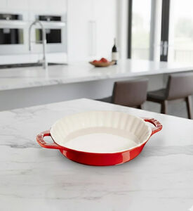 Staub Cherry Round Pie Dish 13cm, Packshot View