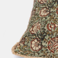 Lotus Printed Cotton Filled And Vaccumed Cushion