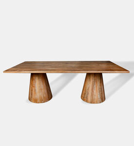 Home Deco and More Pine Mango Wood Dining Table, Packshot View
