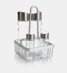 Home Deco and More Oil Vinegar Salt Pepper Holder, Packshot View