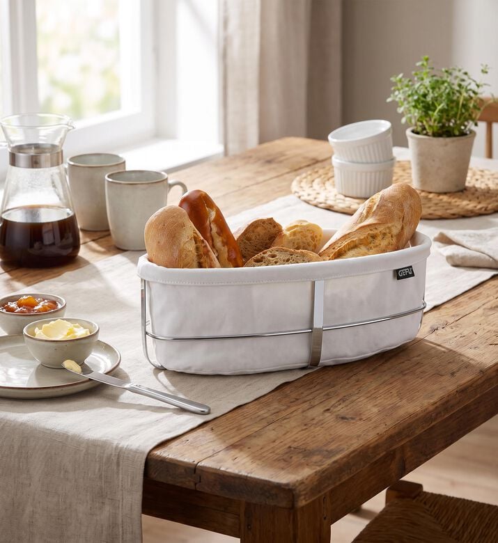 Gefu Brunch Oval Bread Basket, Packshot View