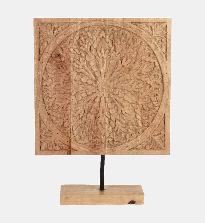 Carved Mango Wood Wall Deco