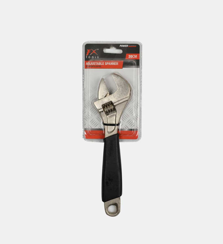 Home Deco and More Chrome Adjustable Wrench 8-inch, Packshot View