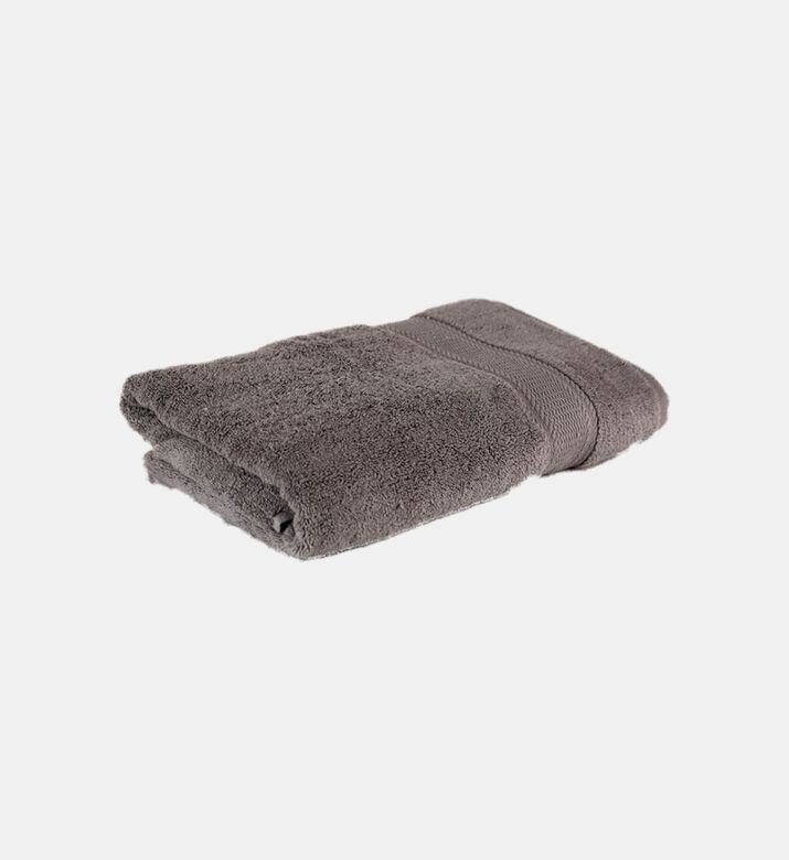 Fabric Bordered Bath Towel Fabric Bordered Bath Towel
