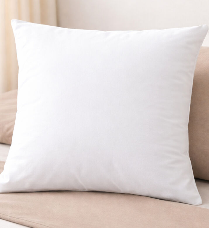 Home Deco and More Ory Cotton Pillow Case, White, 60x60-cm, Packshot View