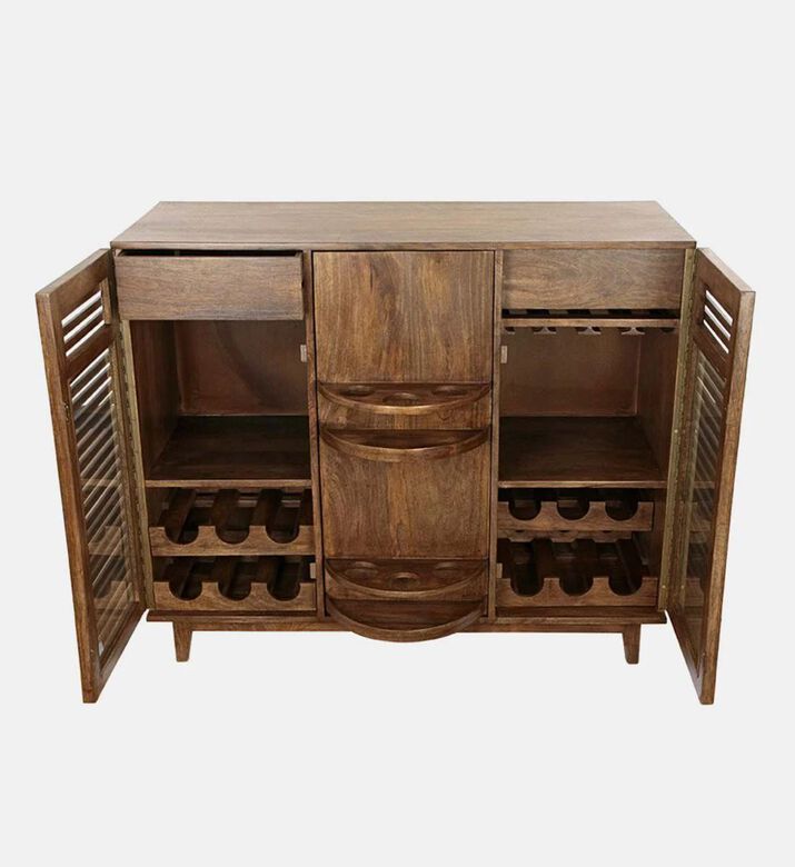 Home Deco and More Eclipse Rotating Door Bar Cabinet, Packshot View