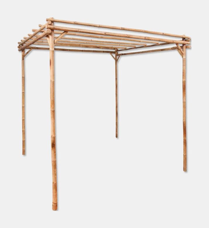 Home Deco and More Natural Bamboo Pergola, Packshot View