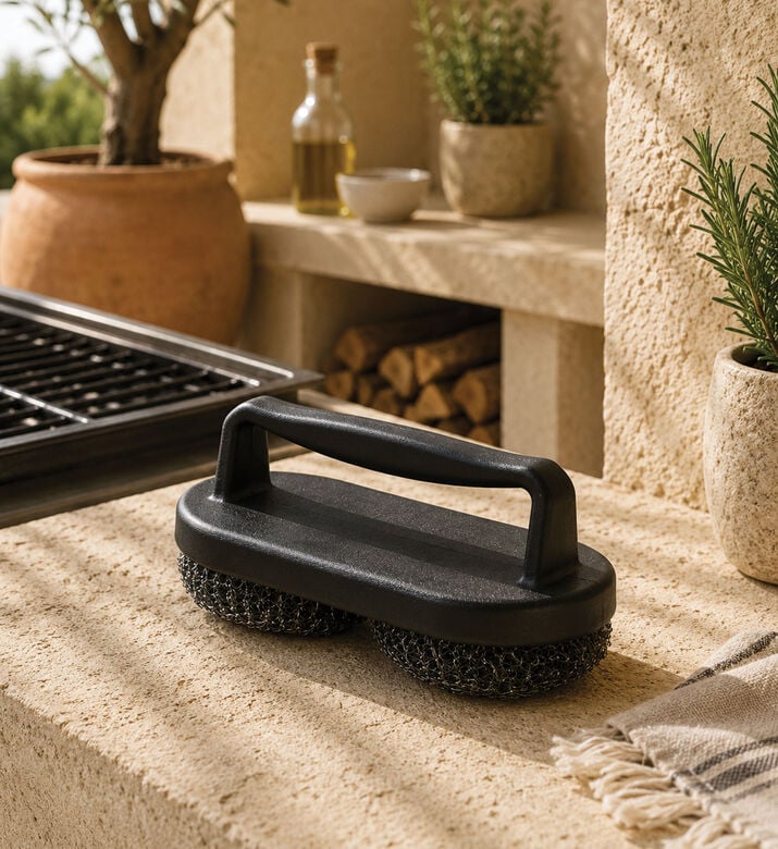 Home Deco and More Stainless Steel Bristles Bbq Brush, Packshot View