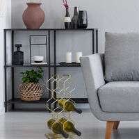 Metal 8-bottles Wine Rack