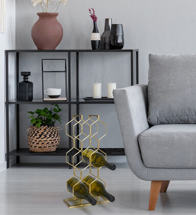 Metal 8-bottles Wine Rack