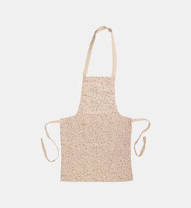 Home Deco and More Printed Front Pocket Apron, Beige, Packshot View