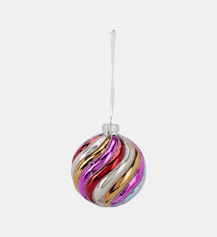 Home Deco and More Ornament Xmas Glass Design, Packshot View