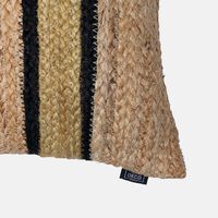 Parallel Jute Rectangular Filled And Vaccumed Cushion