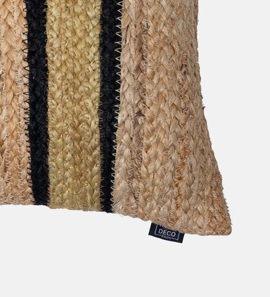 Parallel Jute Rectangular Filled And Vaccumed Cushion