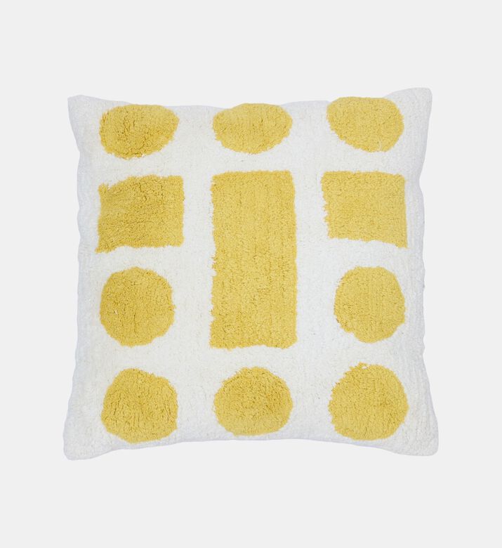 Fresco Tufted Circle Decorative Cushion 45x45 Cm
