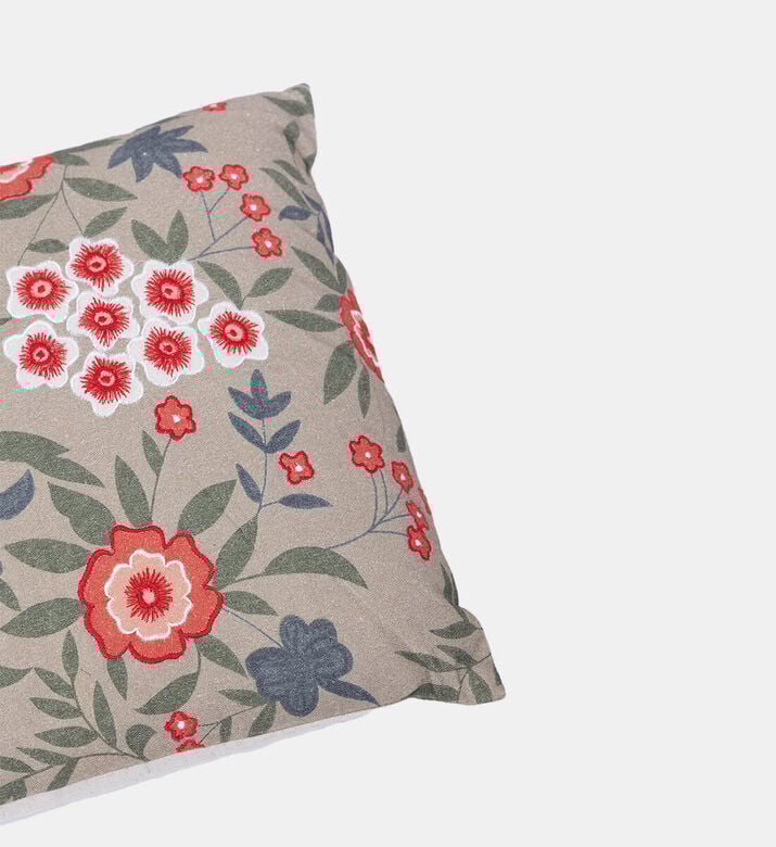 Home Deco and More Romi Embroidered Printed Cushion, Packshot View