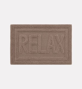 Home Deco and More Relaxed Tufted Bathroom Mat, Brown, Packshot View