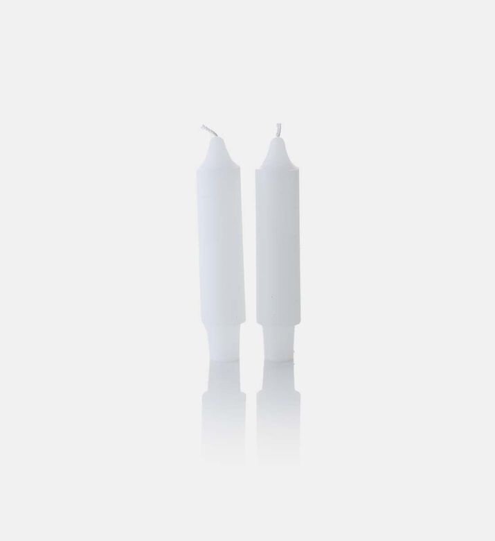 Cylindrical Thick Candles 2-piece Set