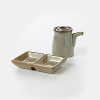 Stoneware 2-piece Sushi Set