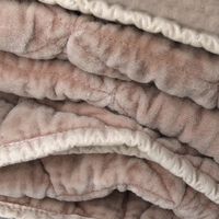 Quilted Velvet Throw