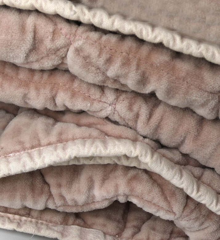 Quilted Velvet Throw
