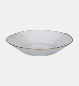 Home Deco and More Small Gold Rim Serving Plate, Packshot View