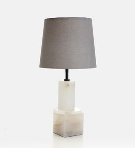 Home Deco and More Marmor Shade Marble Table Lamp, Packshot View