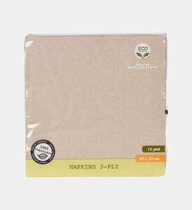 Recycled Paper 16-piece Napkins Set