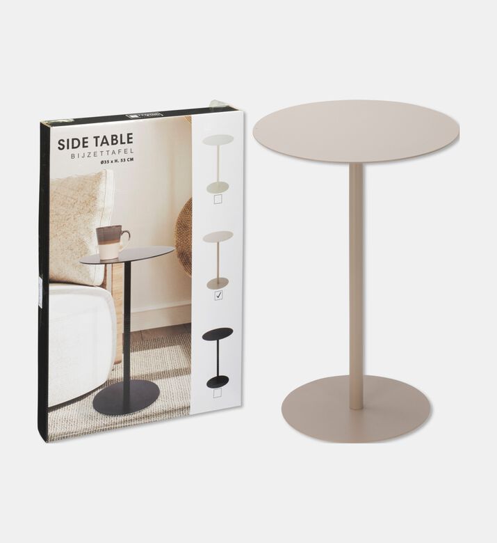 Home Deco and More Side Table Round 35x53cm Sand, Packshot View