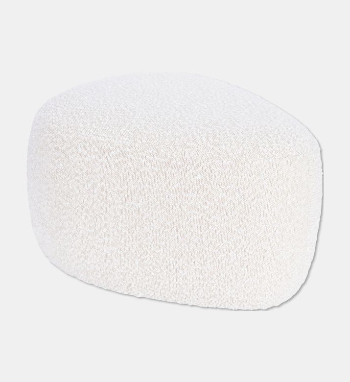 Home Deco and More Plush Textured Pouf Cushion, Packshot View