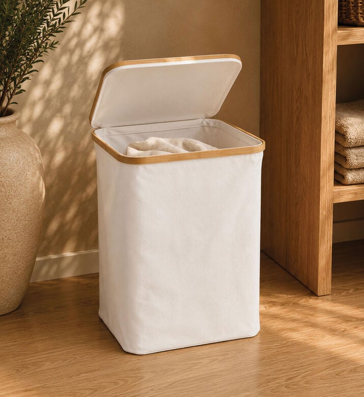 Home Deco and More Rectangular Laundry Box, Packshot View