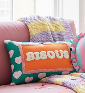 Kersten Bisous Rectangular Cushion, Packshot View