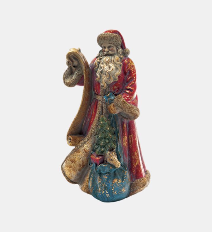 Resin Vintage Santa Claus Figurine
