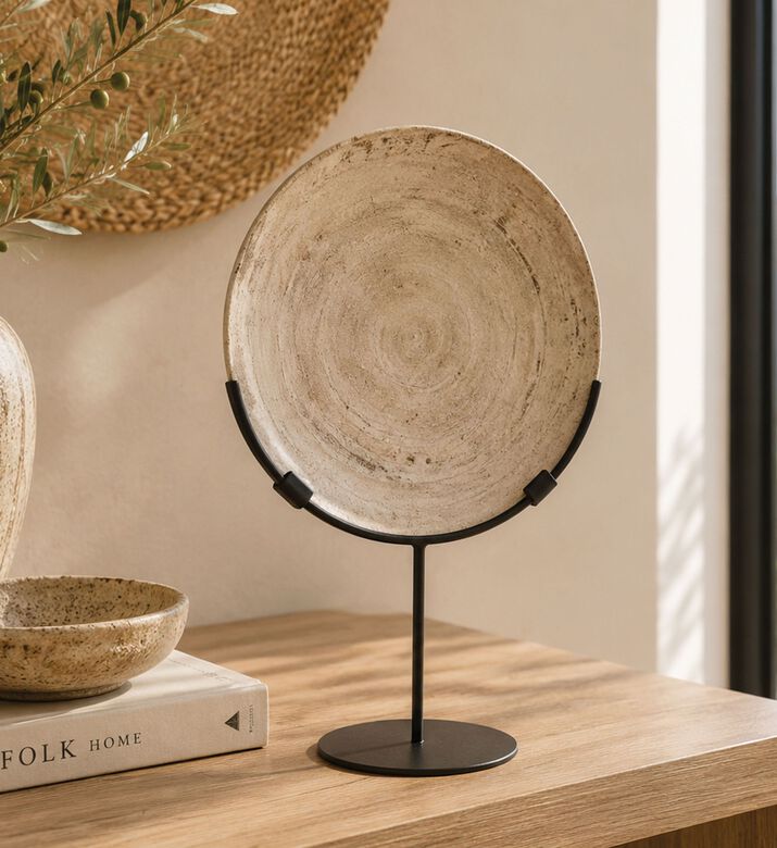 Vetrofuso Di Daniela Poletti Round Plate Stand, Packshot View