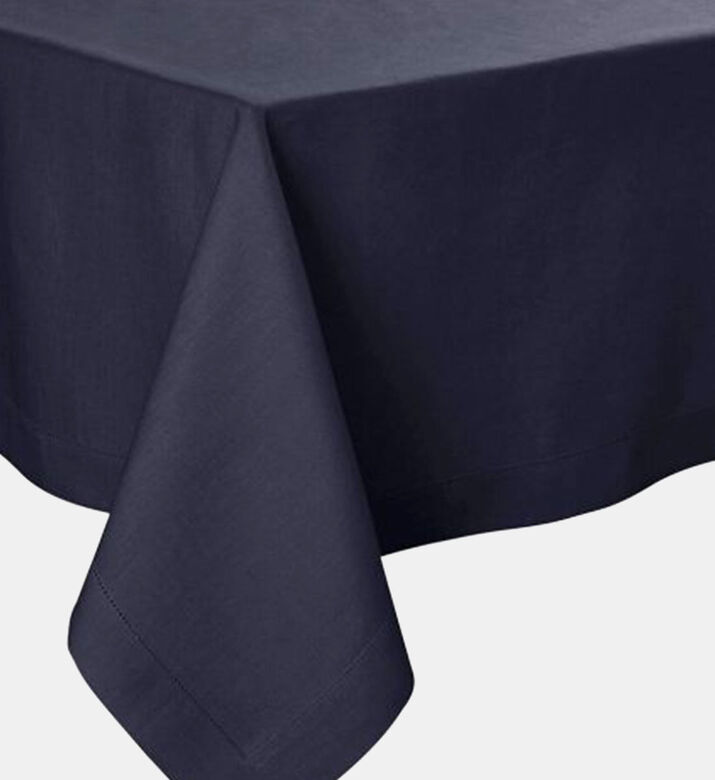 Alexandre Turpault Classic Plain Table Cloth, Dark-blue, 170x170-cm, Packshot View