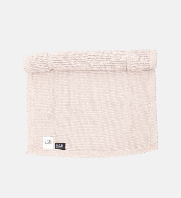 Home Deco and More Diva Cotton Bath Mat, Greige, 50x80-cm, Packshot View