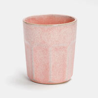 Earthy-toned Long Structured Mug