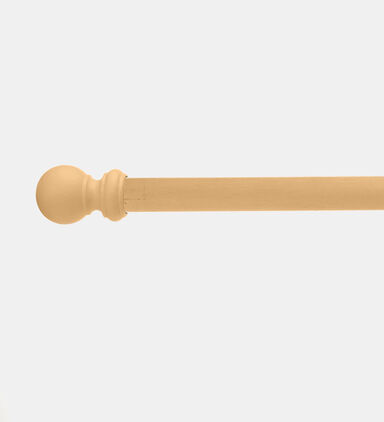Wood Round Curtain Rod
