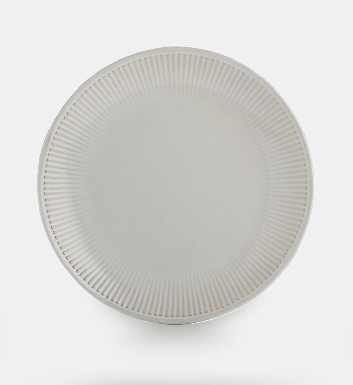 Home Deco and More Gradient Ribbed-edge Dinner Plate, Packshot View
