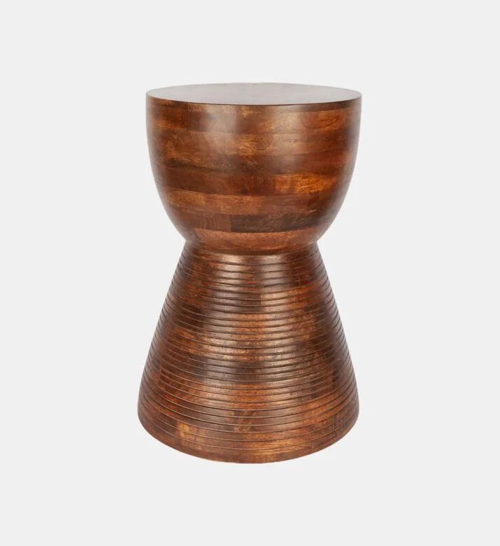 Home Deco and More Damro Oval Wooden Stool, Packshot View