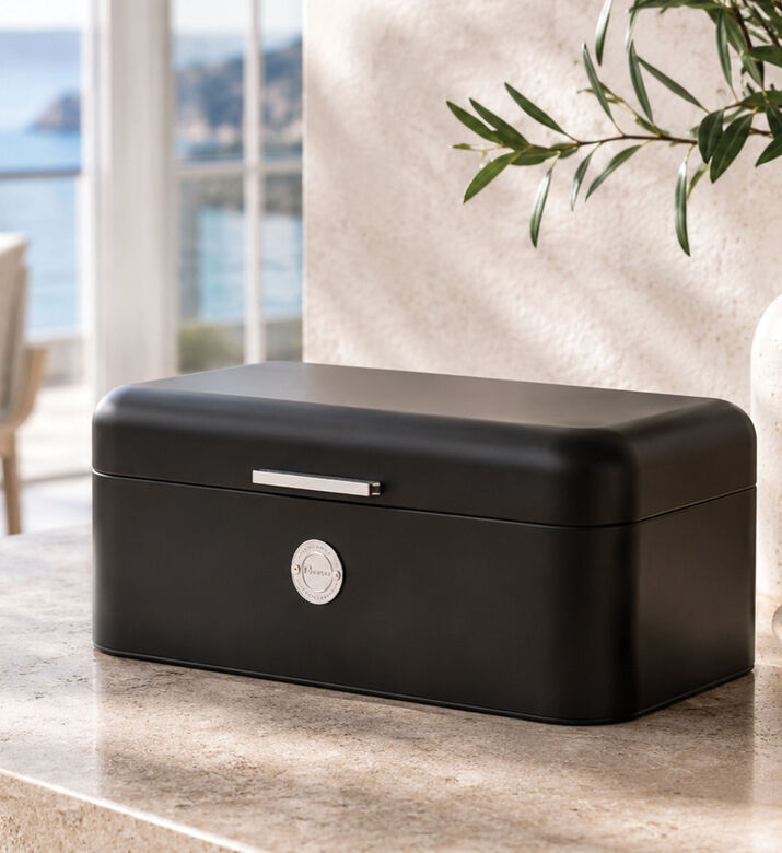 Excellent Houseware Metal Rectangular Bread Bin, Packshot View