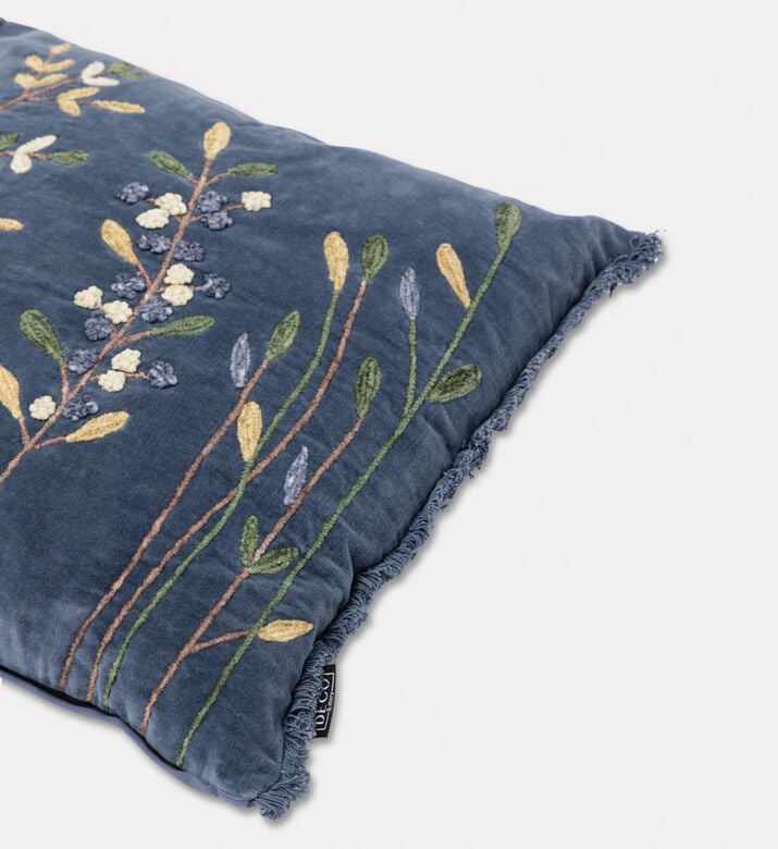 Home Deco and More Azalea Embroidered Filled Cushion, Packshot View